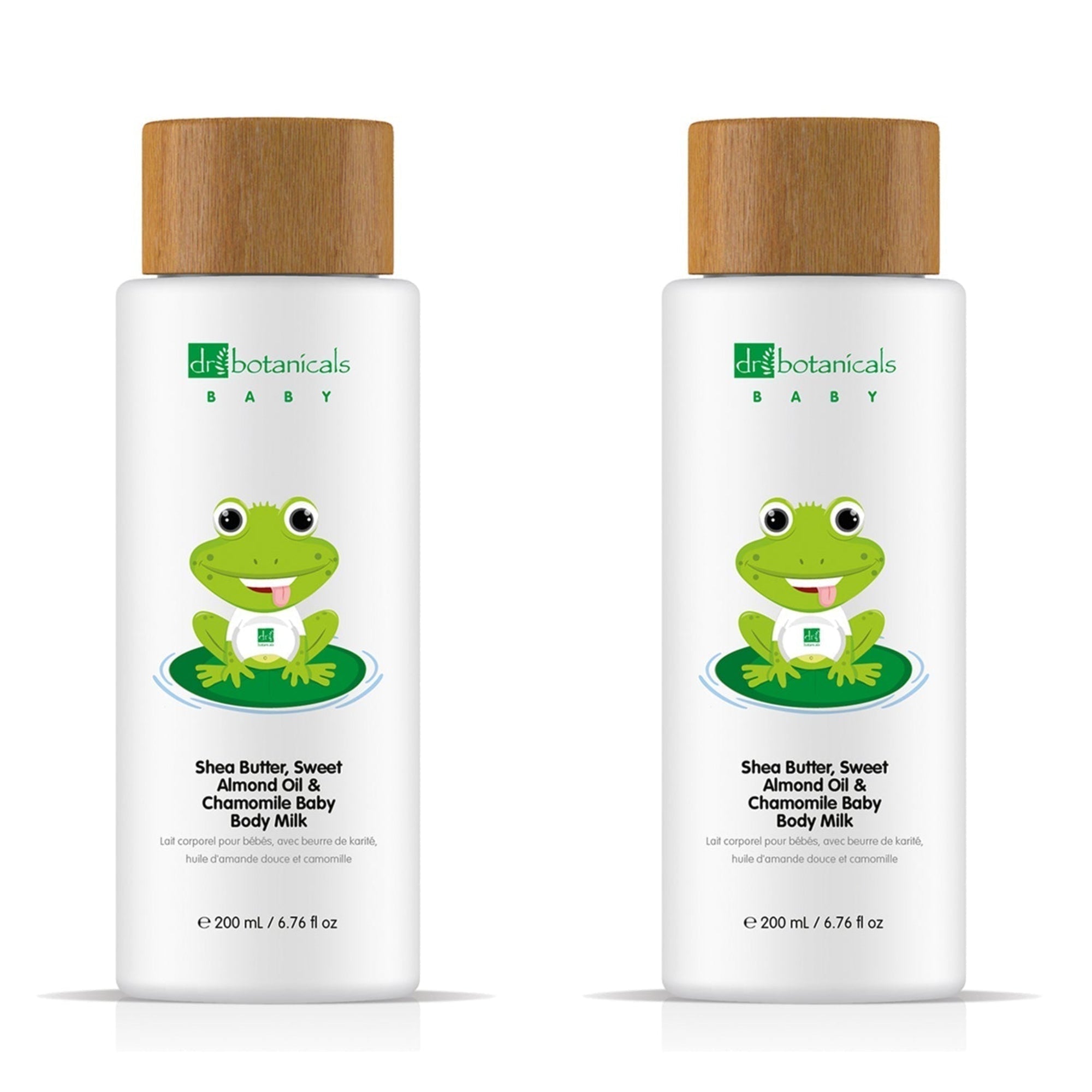 Sweet Almond Oil & Chamomile Baby Body Milk 200ml x 2 Duo Pack