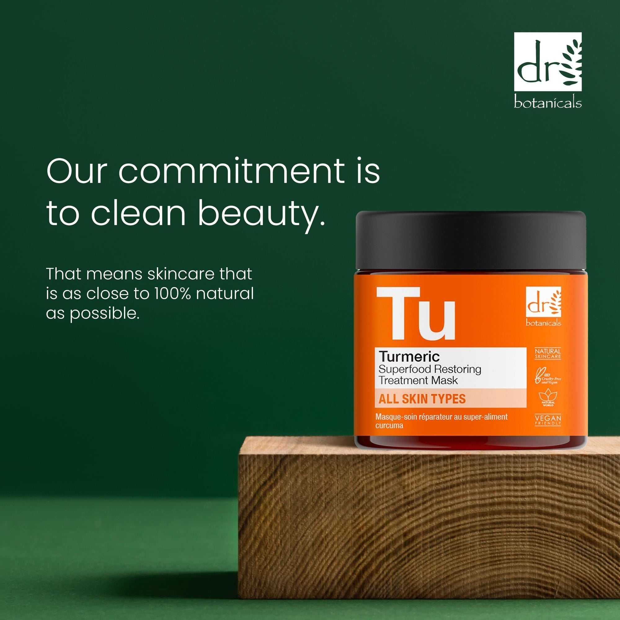 Kurkuma Superfood Regenerierende Gesichtsmaske 60 ml x 2 Duo-Pack