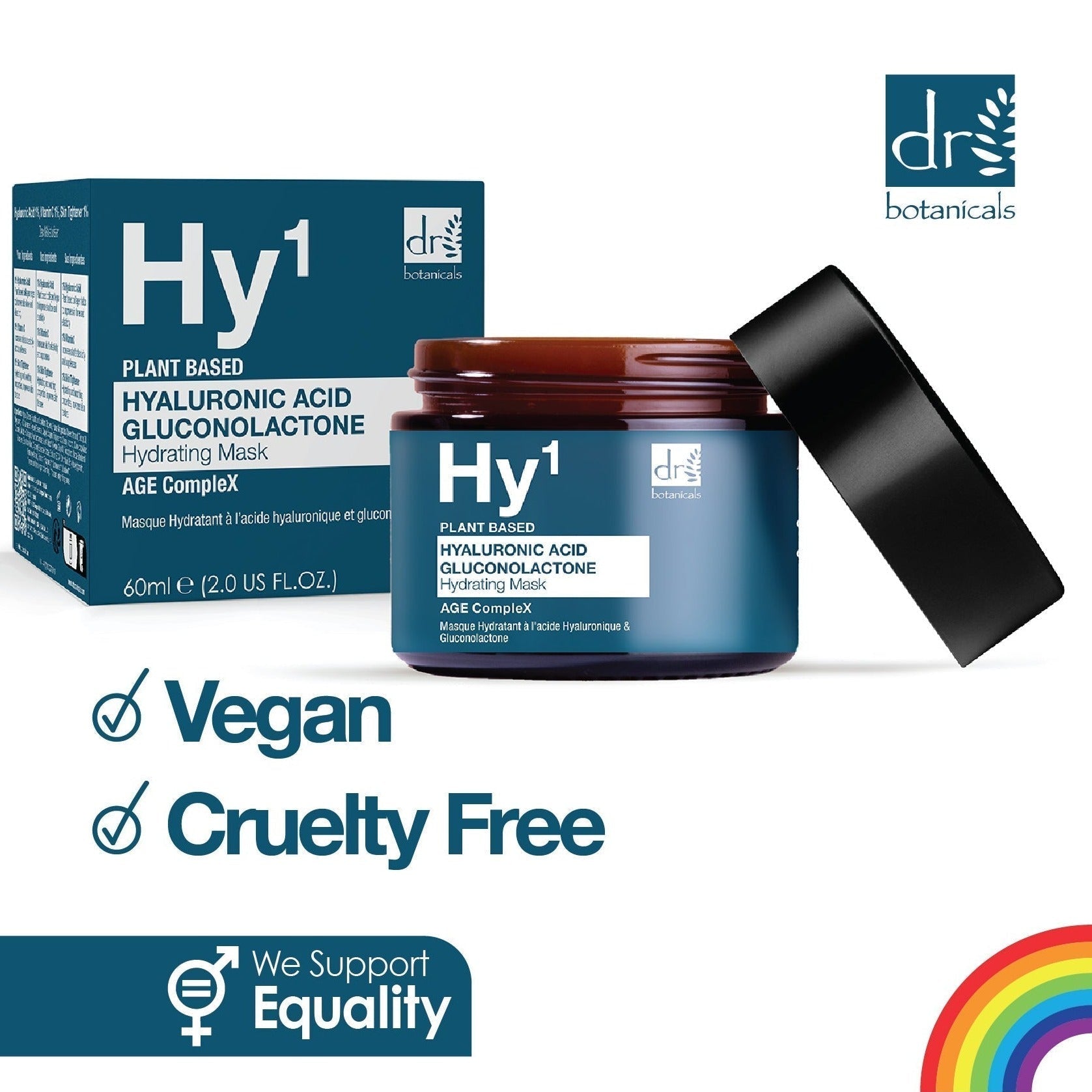 Hyaluronsäure 1 % &amp; Gluconolacton Maske 60 ml