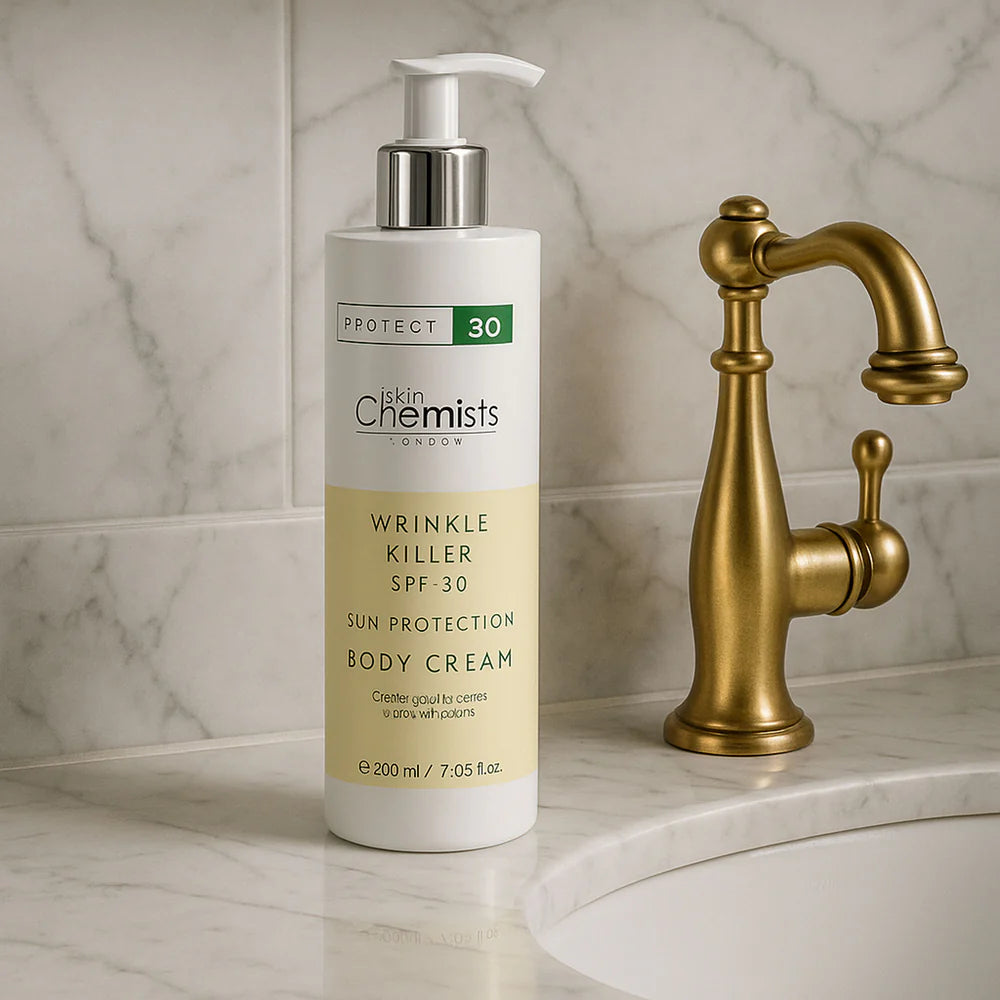 Faltenbekämpfende Sonnenschutz-Körpercreme LSF 30 200 ml