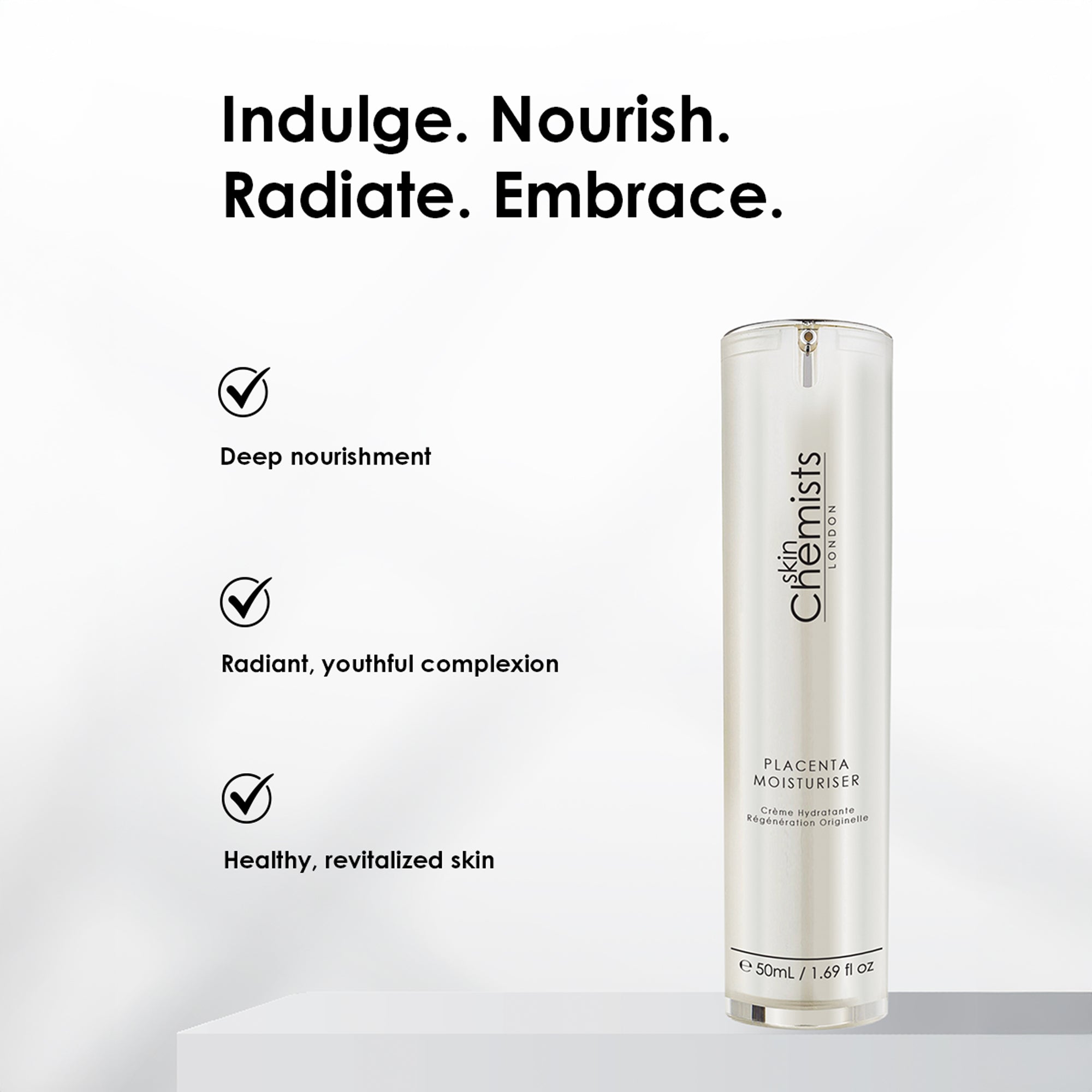 Plazenta-Feuchtigkeitscreme 50 ml x 2 Duo-Pack