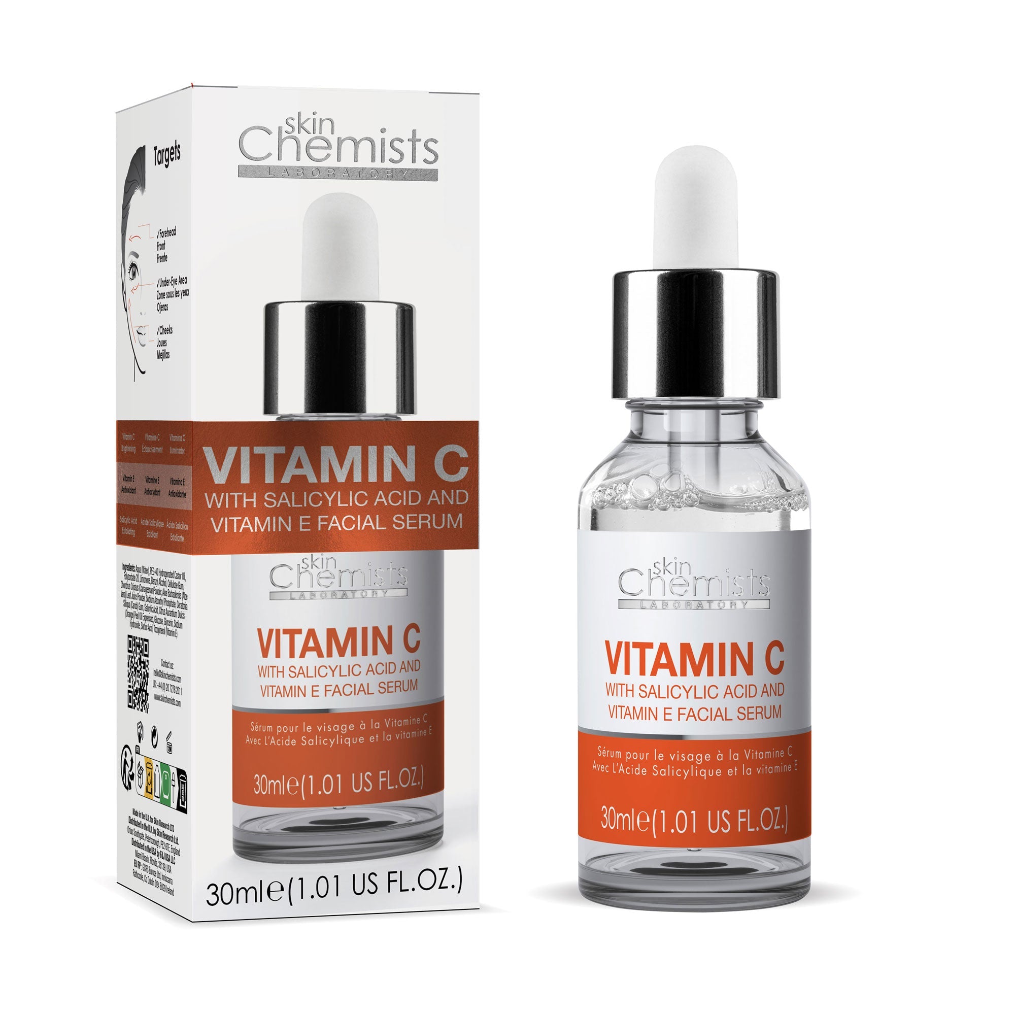 Anti-Ageing Vitamin C Salicylic Acid Facial Serum 30ml
