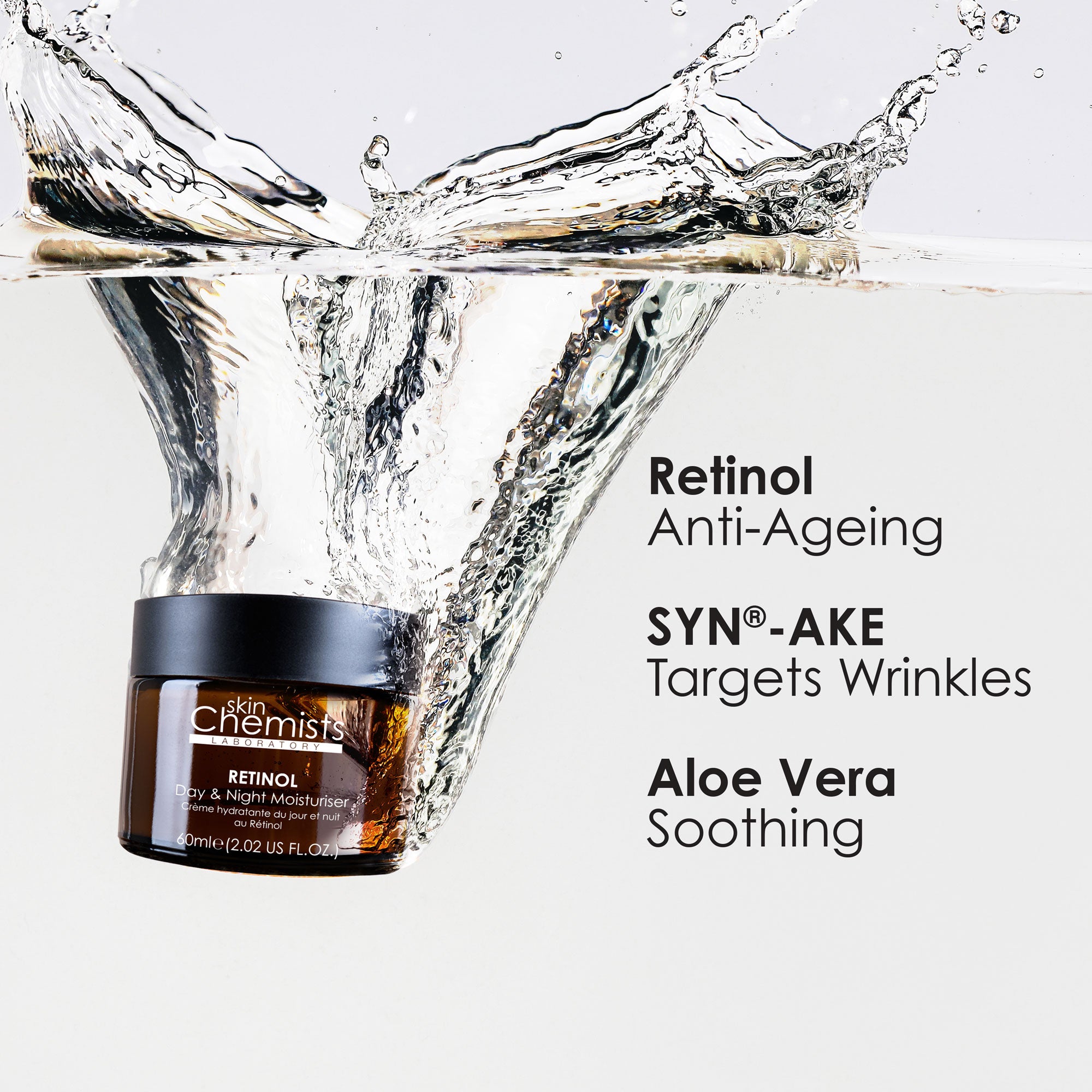 Anti-Aging Retinol Nachtcreme mit SYN®-AKE 60 ml