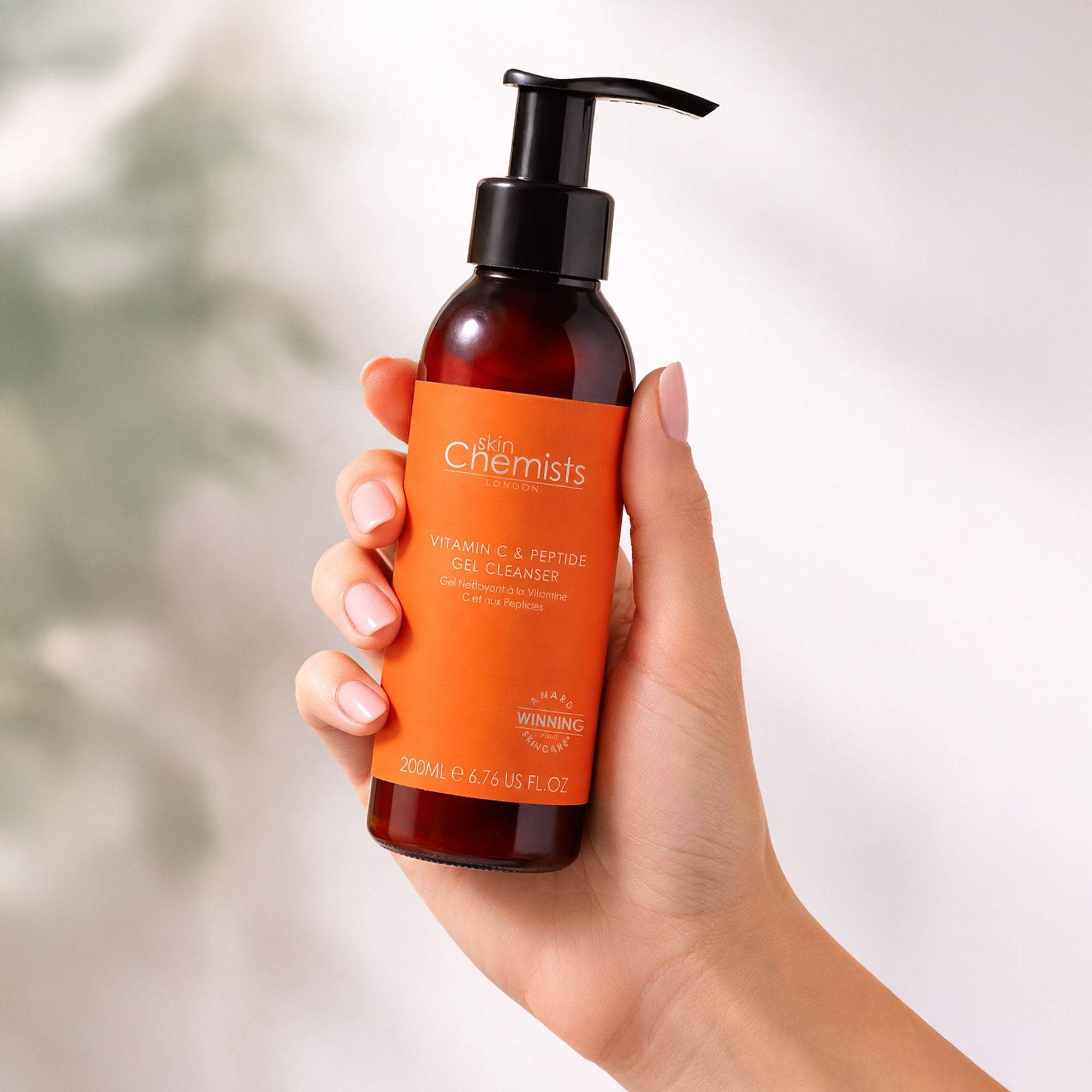 skinChemists Vitamin C & Peptide Anti-Ageing Gel Cleanser 200ml