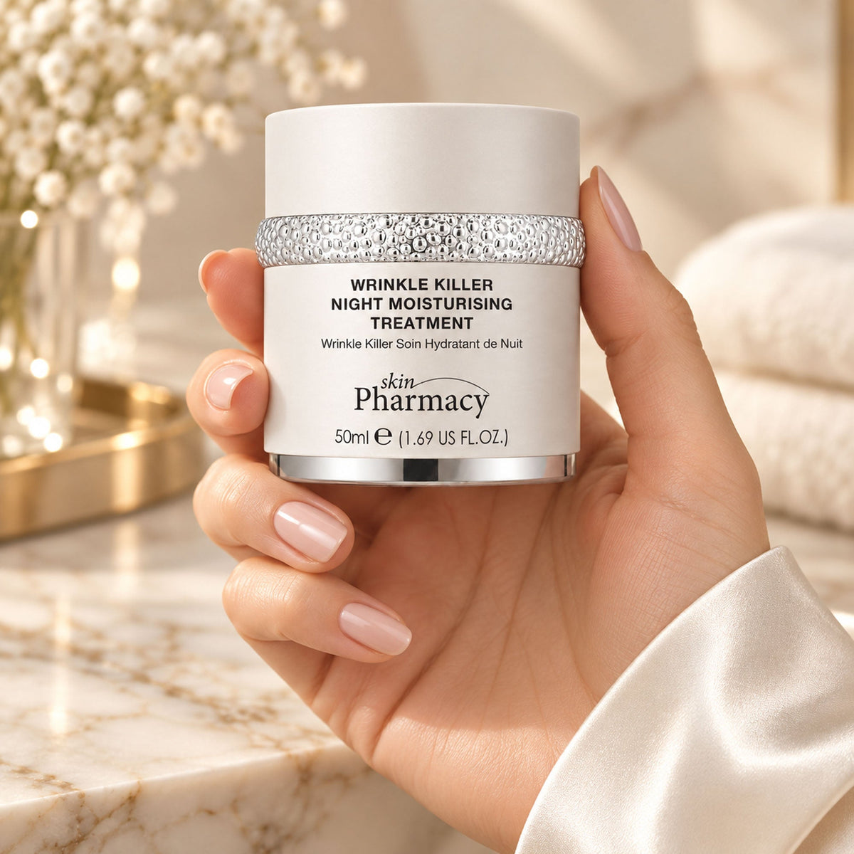 Nachtpflege gegen Falten und Hautalterung, 1 % Wrinkle Killer 50ml
