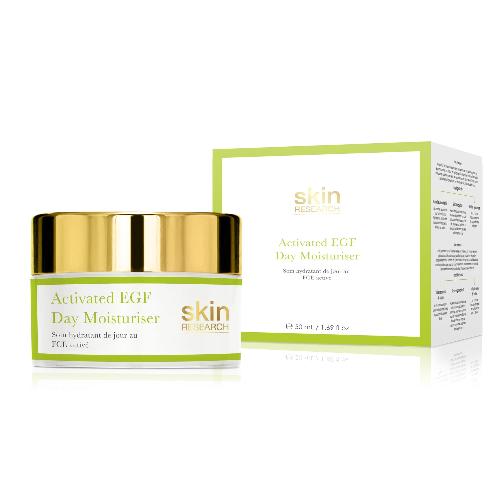 Activated EGF Day Moisturiser 50ml Twin Value Savings Pack