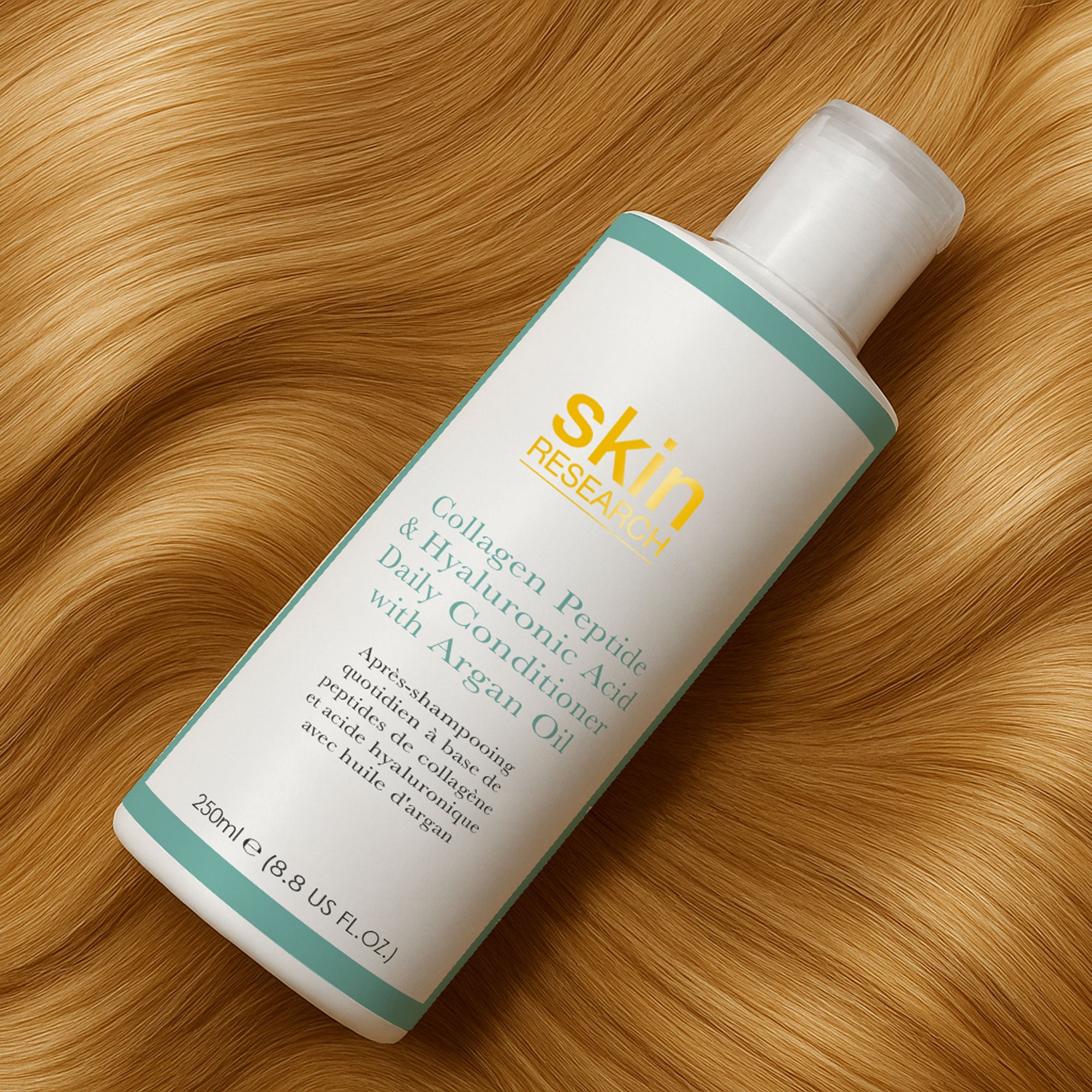 Tägliche Pflegespülung mit Kollagenpeptiden, Hyaluronsäure und Arganöl, 250 ml