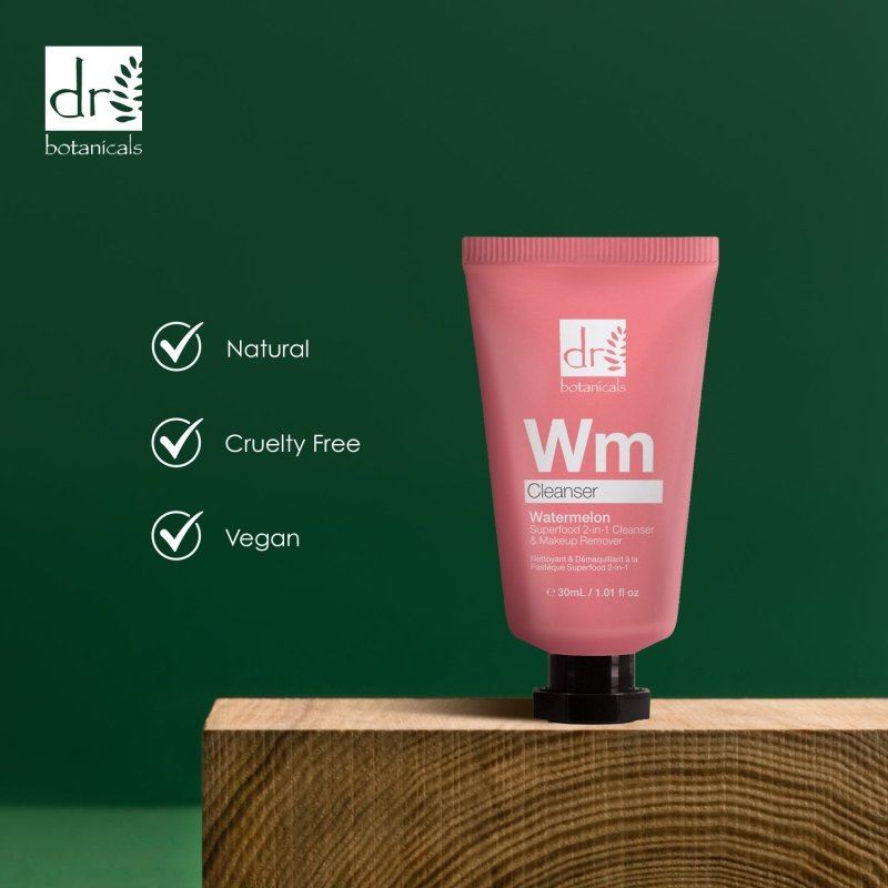 Wassermelonen-Superfood 2-in-1 Reinigungsgel &amp; Make-up-Entferner 30 ml