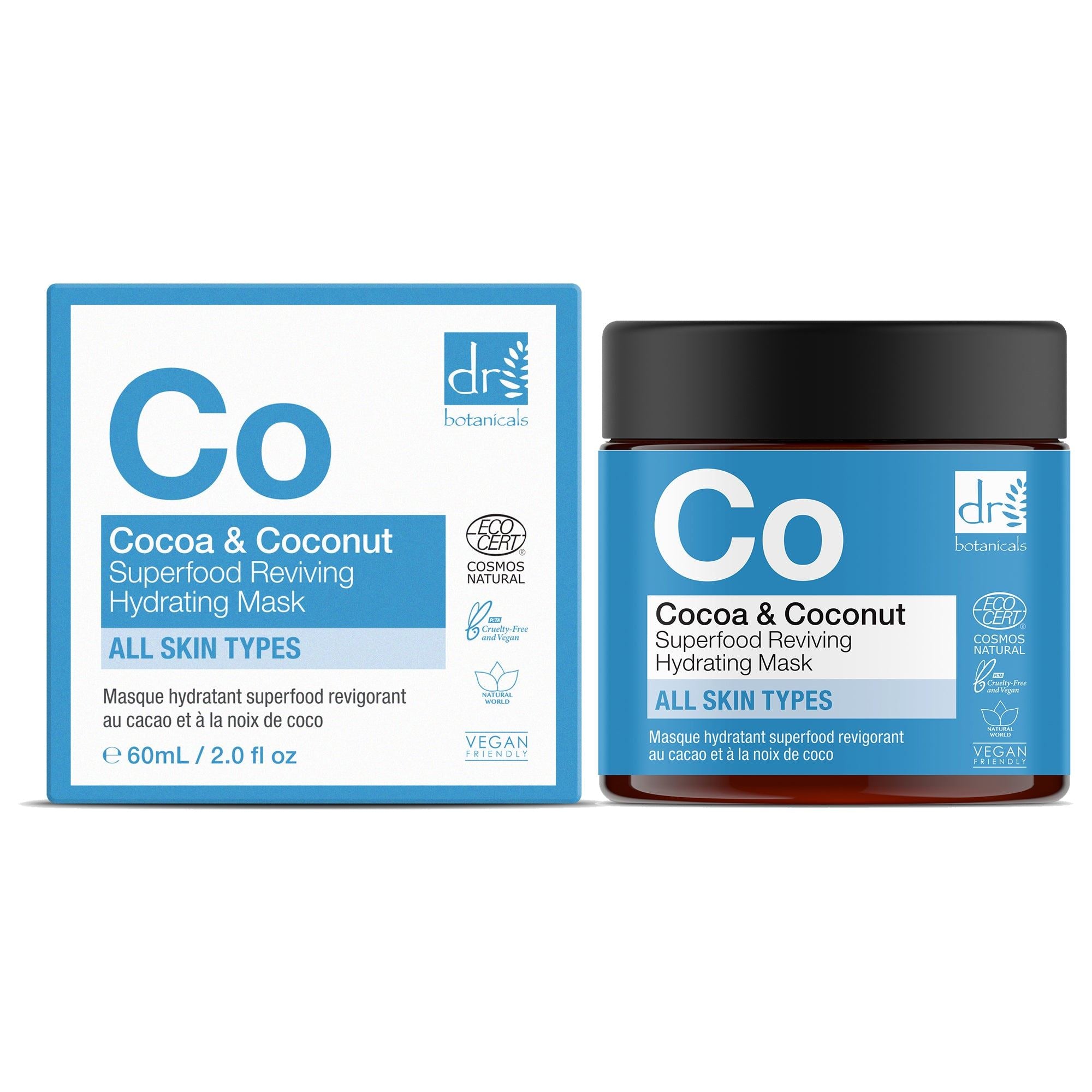 Kakao &amp; Kokosnuss Superfood Revitalisierende Feuchtigkeitsmasken-Duo