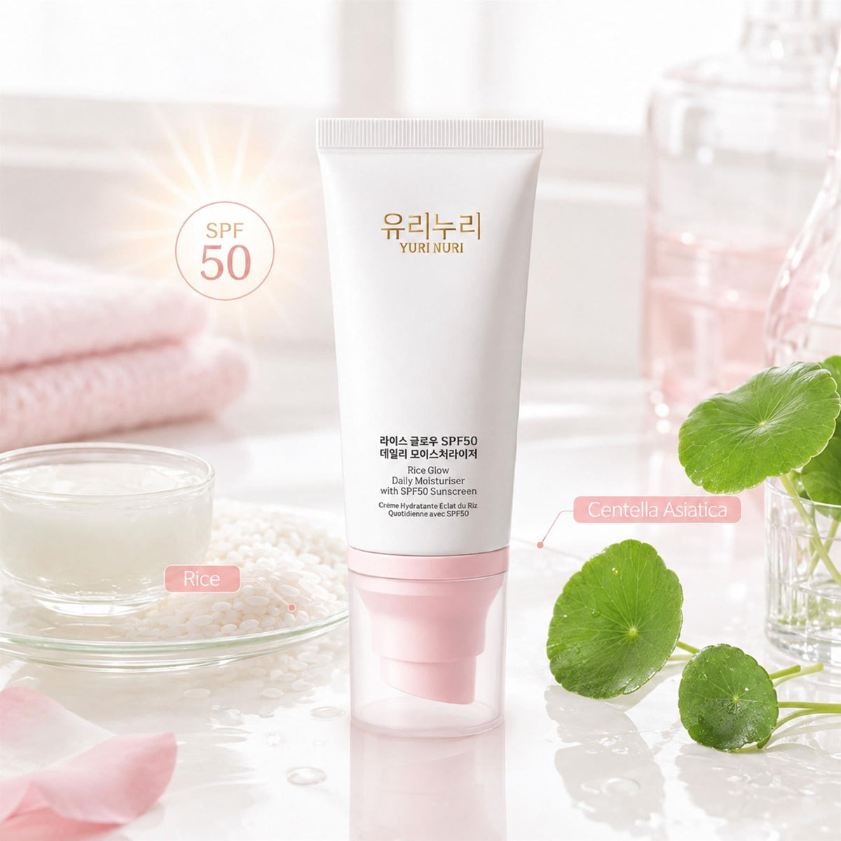 Yuri Nuri Rice Glow SPF50 60ml