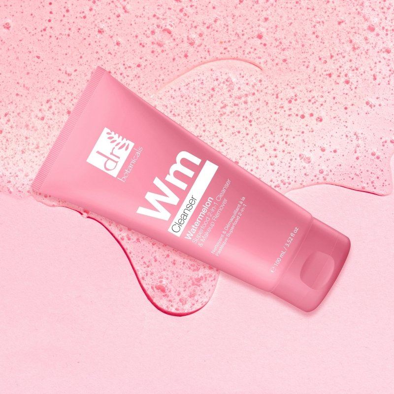 Fortschrittlicher 2-in-1-Reiniger und Make-up-Entferner mit Wassermelone, Glykolsäure, Salicylsäure und Milchsäure, 100 ml