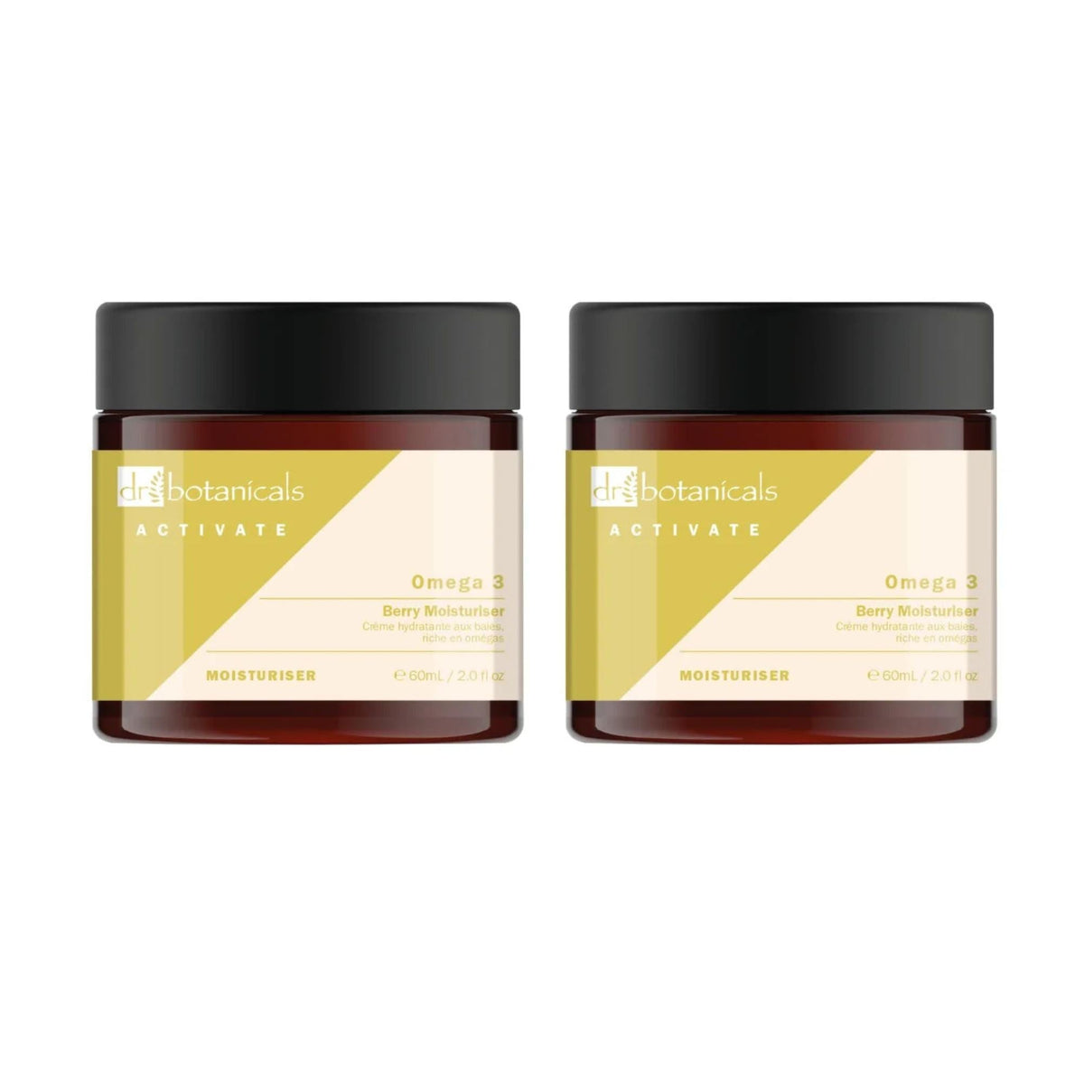 Activate Omega 3 Berry Moisturiser 60ml Twin Pack