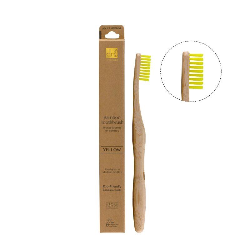 Lebendiges Bambus-Zahnbürsten-Set