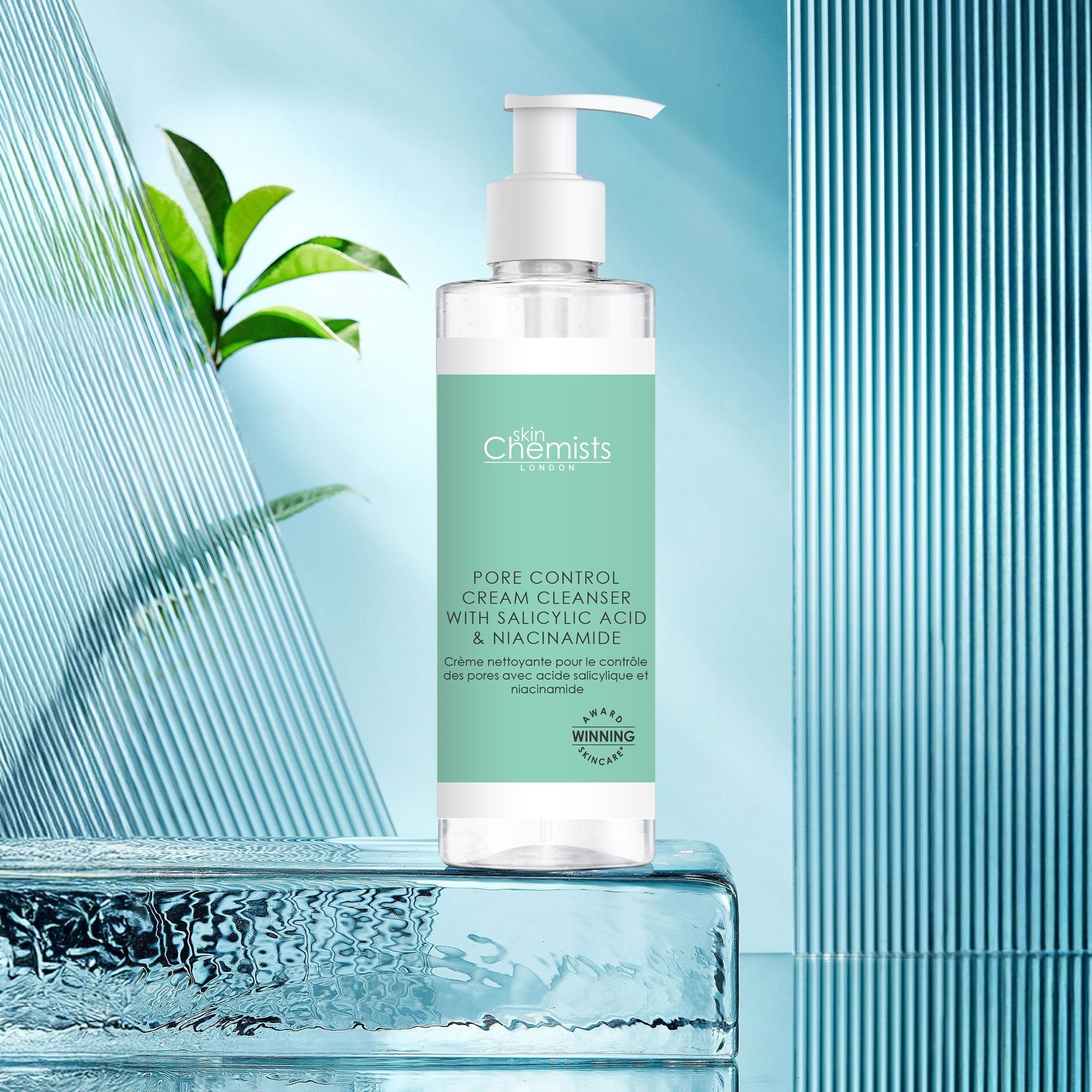 Porenverfeinernde Creme-Reinigungslotion mit Salicylsäure und Niacinamid, 200 ml