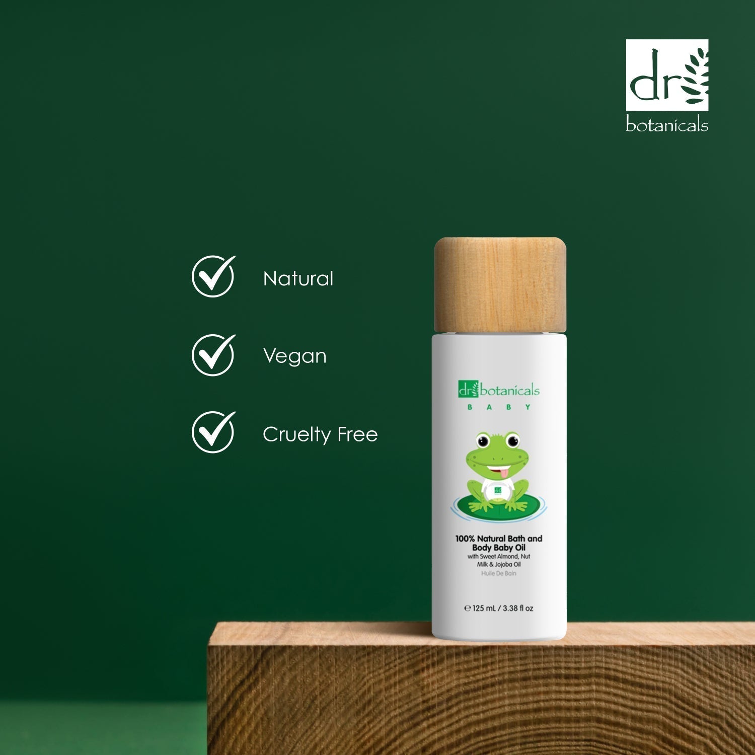 Huile de jojoba relaxante pour le corps du bébé 125 ml