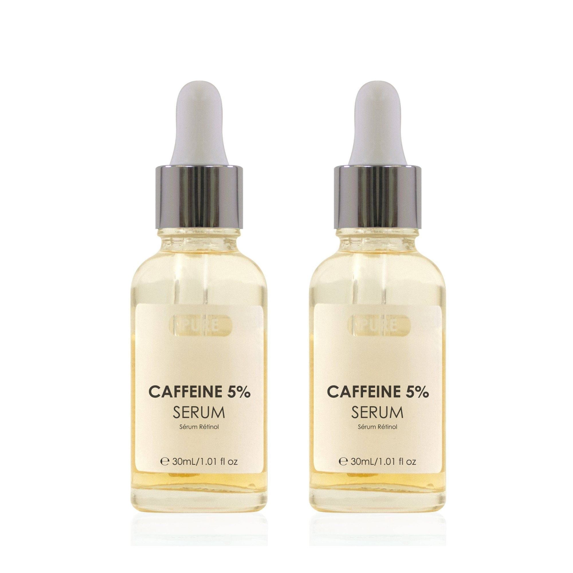 Reines Koffein 5% Biphasen-Serum 30ml Doppel-Sparpackung