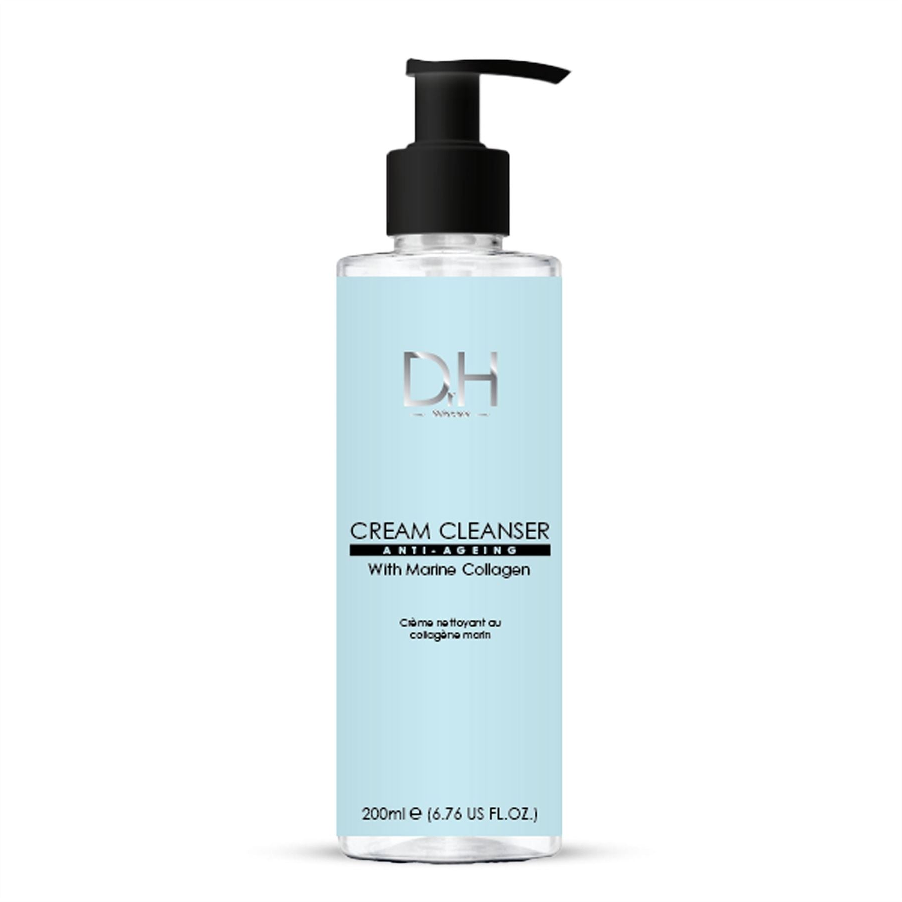 Dr H Anti-Ageing Cream Cleanser with Marine Collagen 200ml