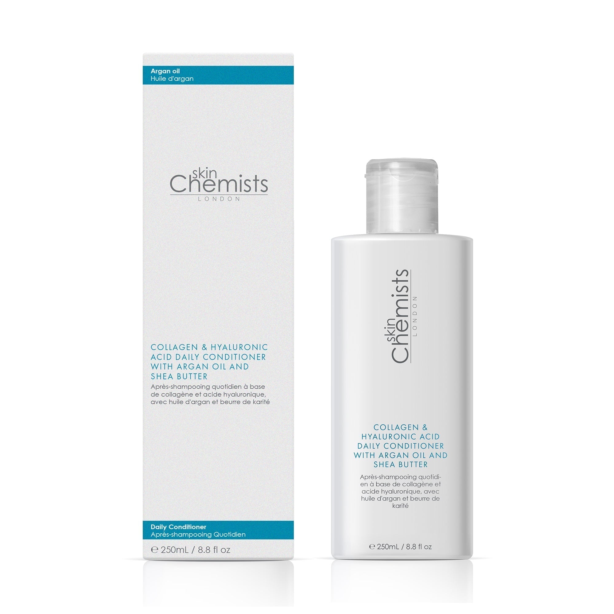 Tägliche Spülung mit Kollagen, Hyaluronsäure, Arganöl und Sheabutter, 250 ml