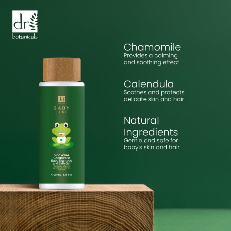 Baby Lux Aloe Vera & Chamomile Baby Shampoo & Bath Gel 200ml - skinChemists