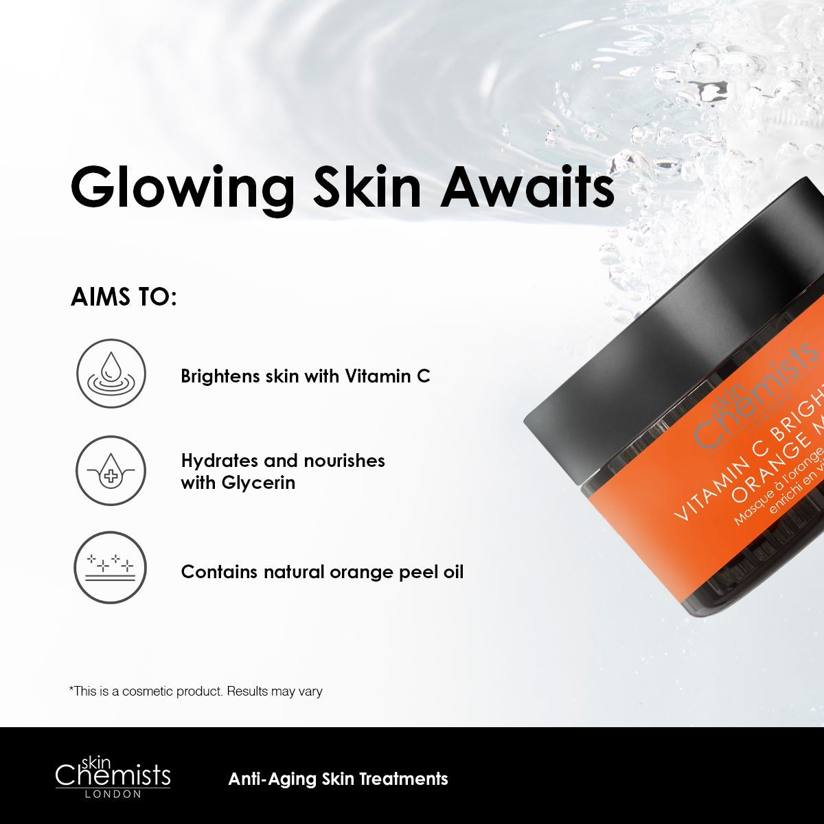 Vitamin C Brightening Orange Mask 50ml Twin Value Savings Pack