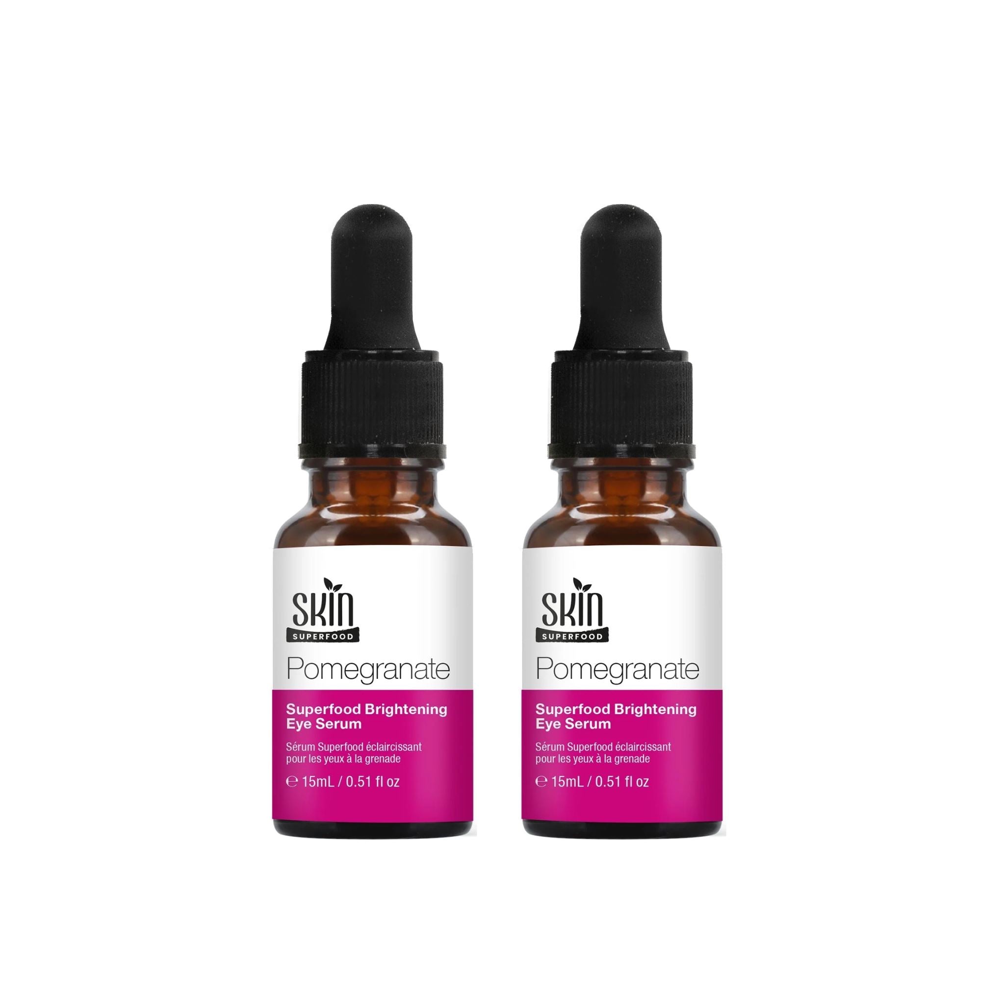 Granatapfel Superfood Aufhellendes Augenserum 15 ml Doppelpack