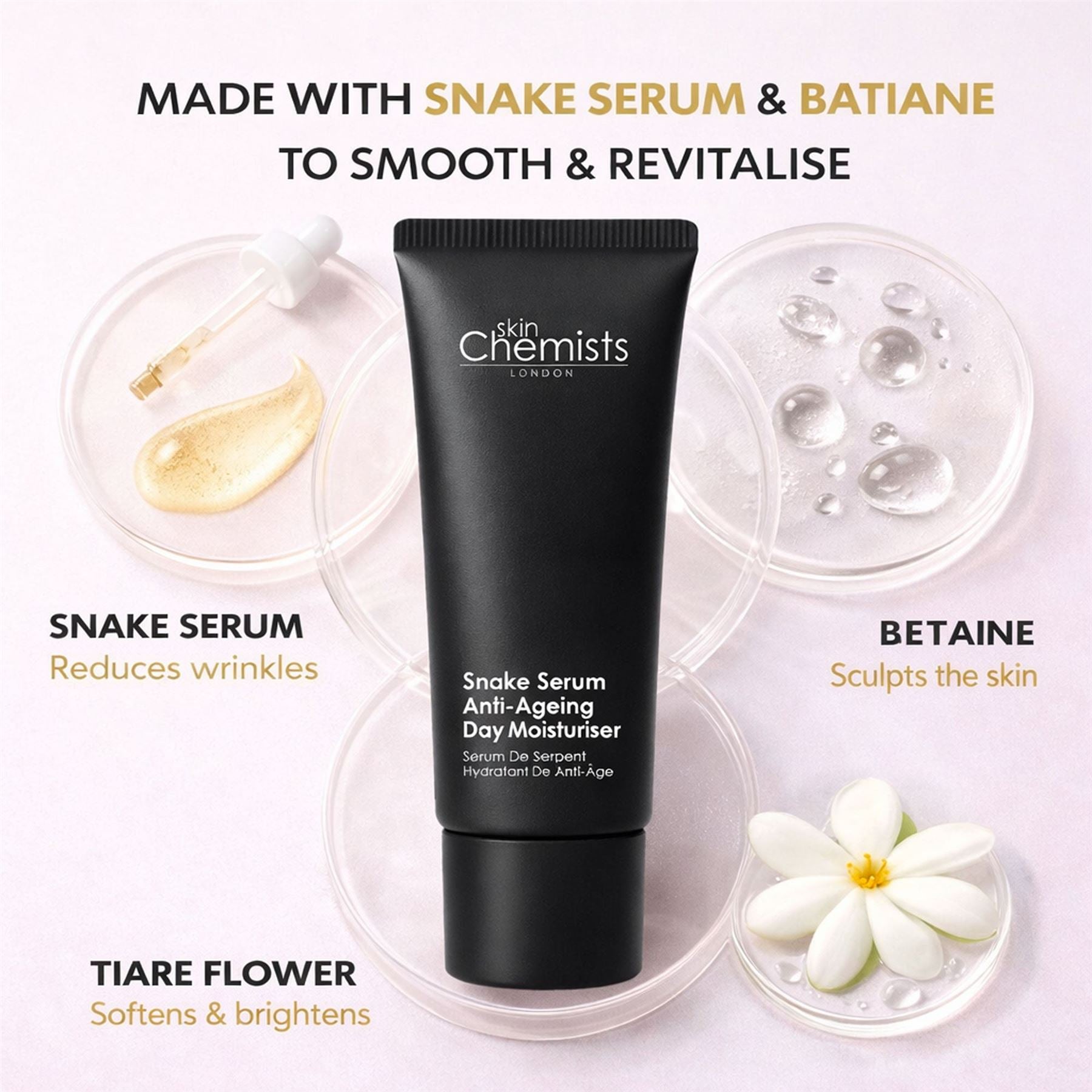 skinChemists Snake Serum Anti-Age Tagescreme 50ml