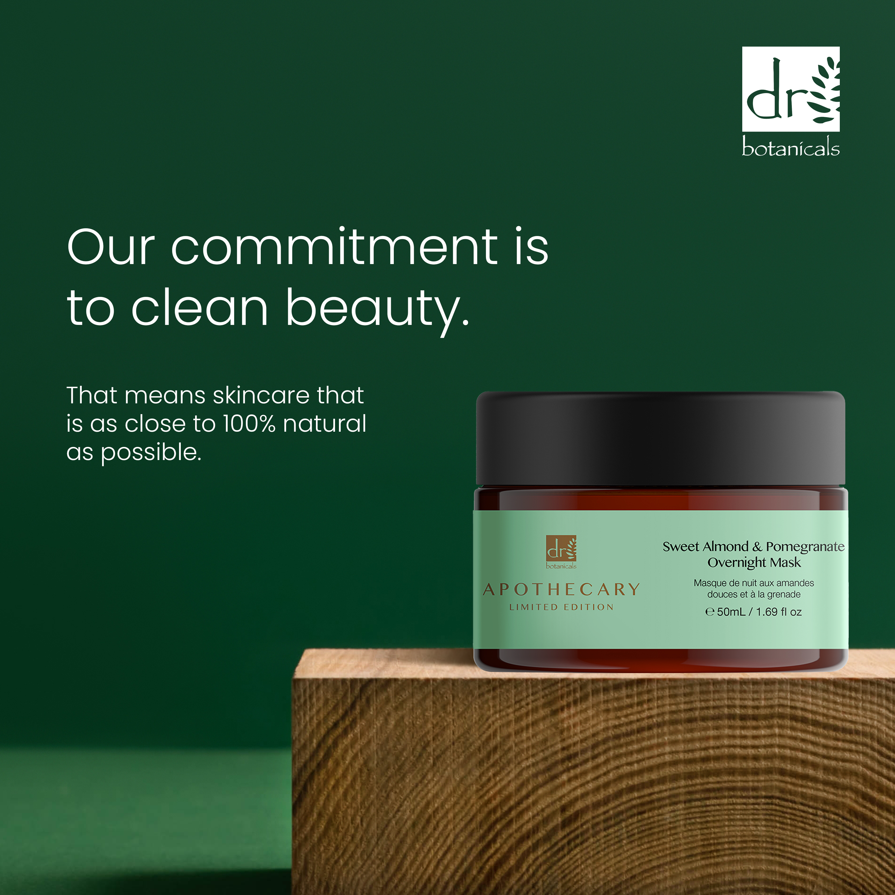 Süße Mandel &amp; Granatapfel Nachtmaske 50 ml Doppelpackung zum Sparen