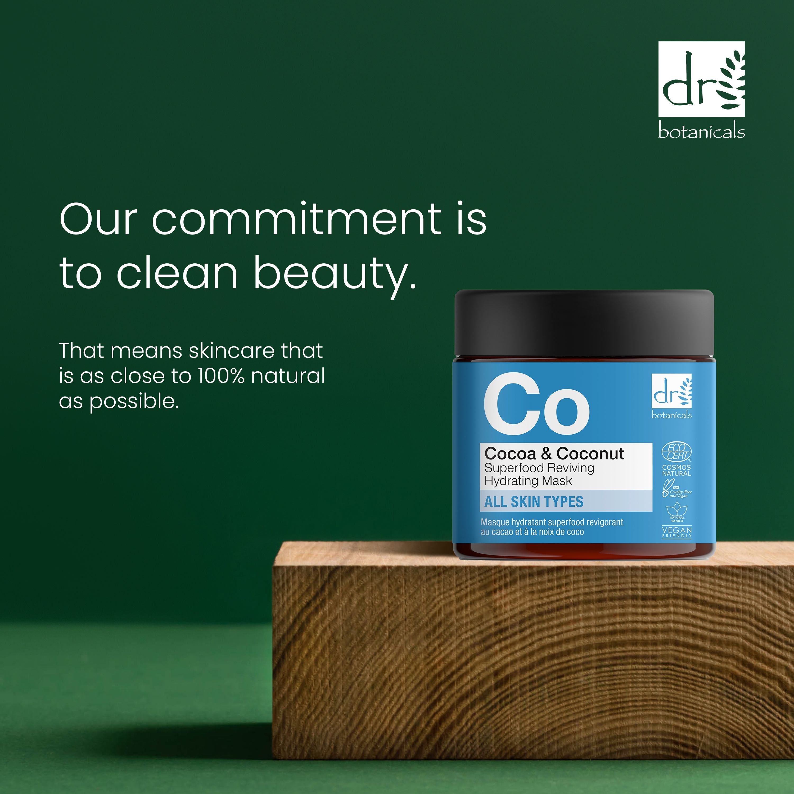 Kakao &amp; Kokosnuss Superfood Revitalisierende Feuchtigkeitsmaske 60 ml x 2 Duo-Pack