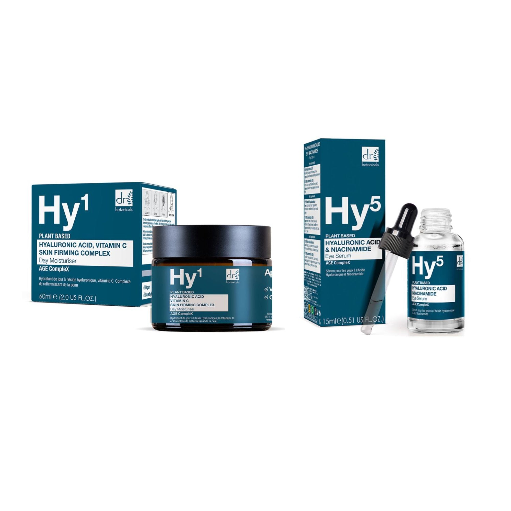 Anti-Aging Hyaluronsäure Tagescreme &amp; Augenserum Set