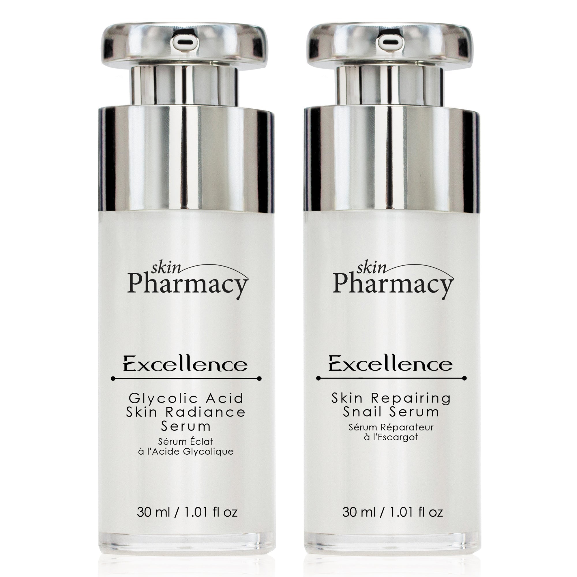 Anti-Aging Excellence Glykolsäure-Serum &amp; Hautreparierendes Schneckenserum-Set