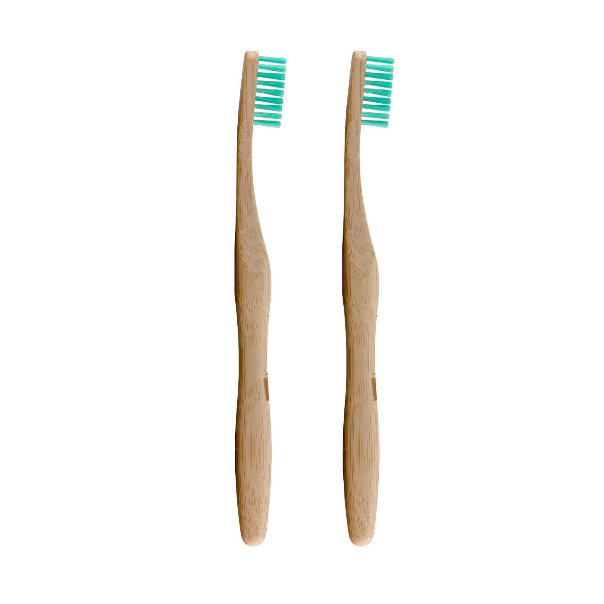 Bamboo Toothbrush Green Twin Value Savings Pack