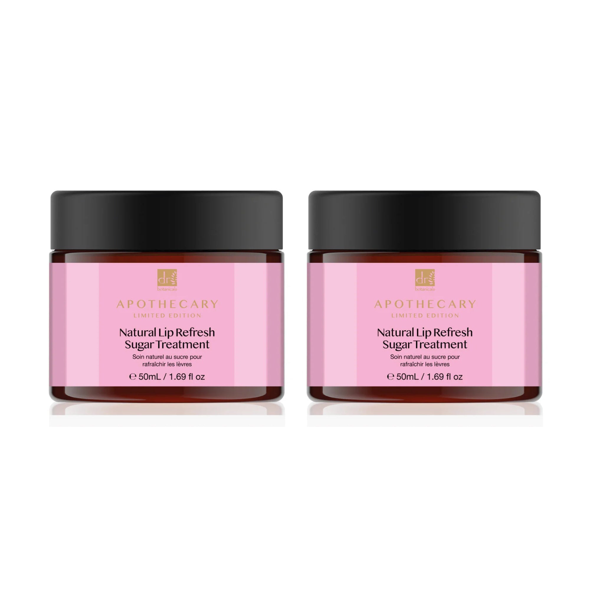 Natural Lip Refresh Sugar Treatment 50ml Twin Value Savings Pack