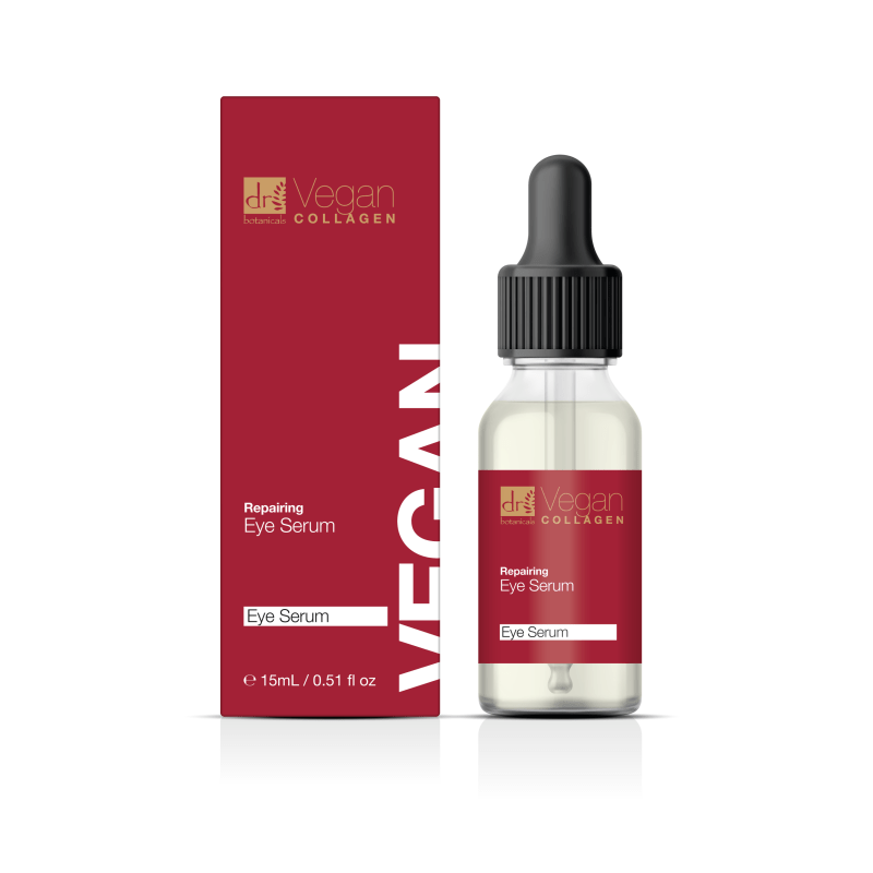 Anti-Aging-Serum mit Vitamin C und Hyaluronsäure (30 ml) + Veganes Kollagen-Augenserum (15 ml)